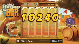 🎰 Benny the Beer Slot Bonus Game Big Win x7354 💰 Online Casino