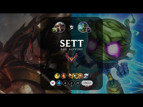Sett Support vs Amumu - KR Grandmaster Patch 12.23