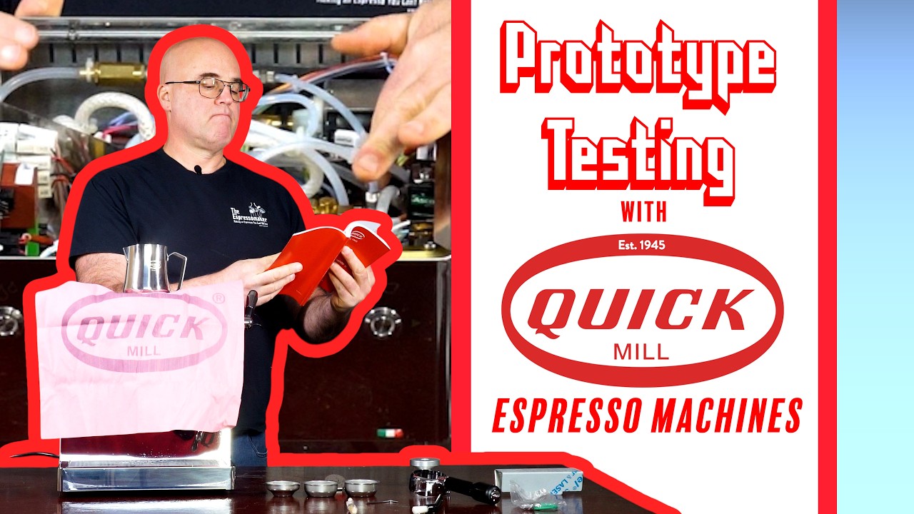 Prototype Testing with Quickmill Espresso Machines