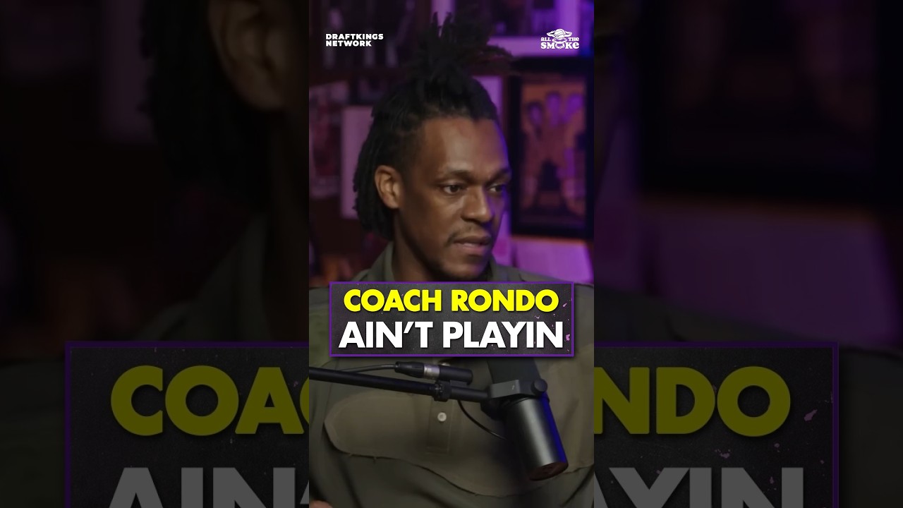 Rajon Rondo coaches AAU like it's the NBA 👀