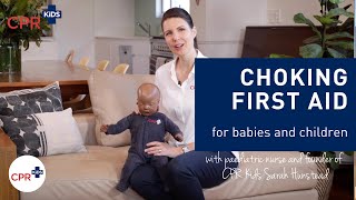First Aid for choking in babies and children 🍇