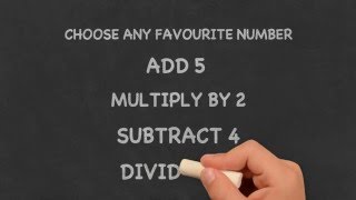 Amazing Math Trick #1 Your answer always will be 3