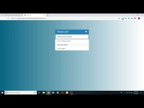 Todo List App In Javascript With Source Code Source Code Projects