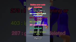 Download lagu Roblox error code meanings #shorts #errorcodes mp3 Download lagu Roblox error code meanings #shorts #errorcodes mp3
