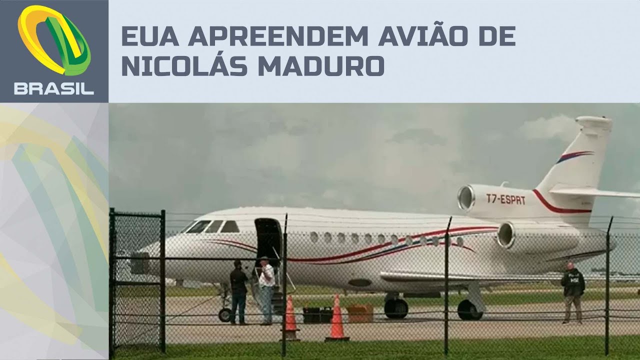 EUA apreendem avião de Nicolás Maduro na República Dominicana