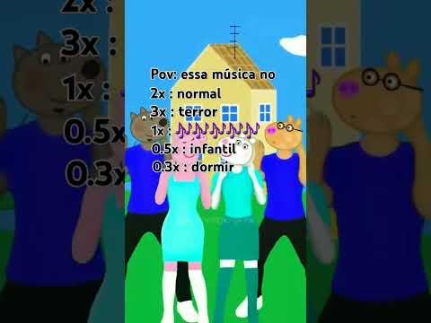 A Peppa Pig bem soft dançando lá atrás, kkkkk!