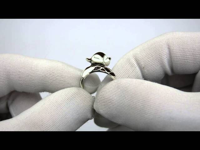 Срібна каблучка "Лисиця" 83кю Відео огляд