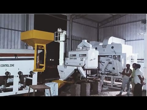 PORTABLE SEED PROCESSING PLANT, For Industrial, Capacity: 2 Ton Per Hour