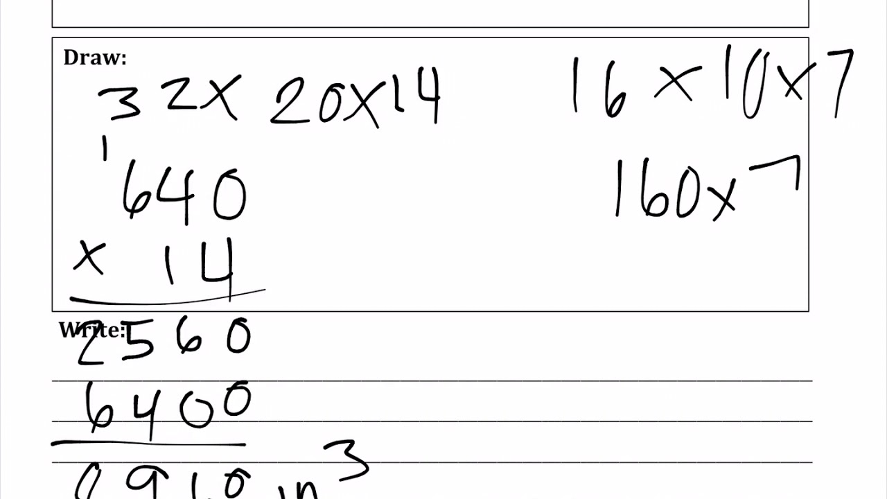 Module 6 Lesson 4 Application Problem
