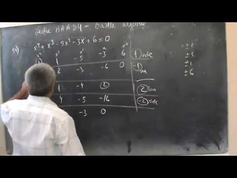Lectia BAA 54   - Ecuatie polinomiala de grad patru