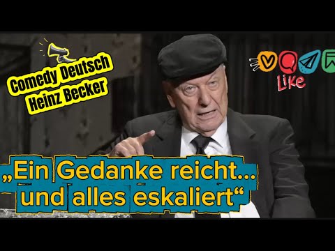 „Ein Gedanke reicht… und alles eskaliert 😂“#comedy #standupcomedy #heinzbecker #comedyde 