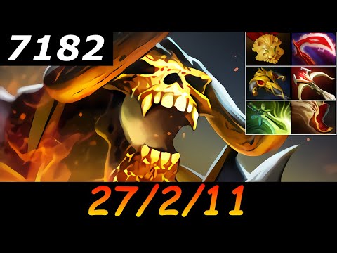 Dota 2 Clinkz 7182 MMR 27/2/11 (Kills/Deaths/Assists) Ranked Full Gameplay