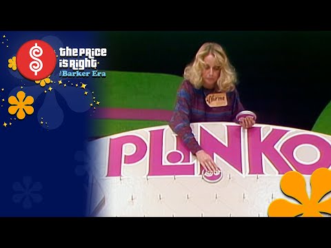 Contestant Plays Four PLINKO Chips For A Chance at $20,000! - The Price Is Right 1983