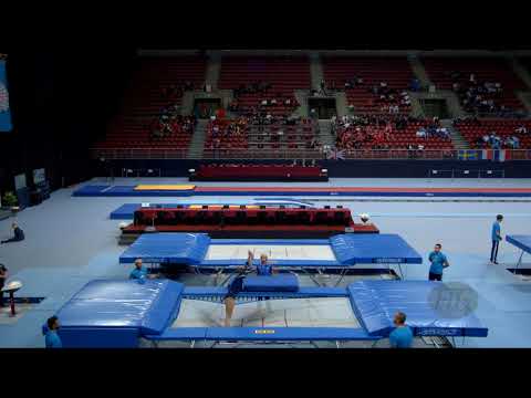 KLIUCHNYK Diana (UKR) - 2017 Trampoline Worlds, Sofia (BUL) - Qualification Trampoline Routine 2
