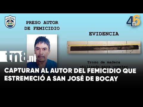 Policía Nacional captura al autor del femicidio en San José de Bocay