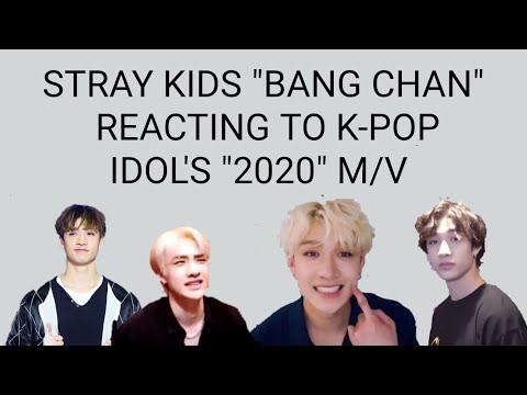 Stray kids bang chan reacting to kpop idol 2020 m/v (black pink , twice, hwasa, more...)