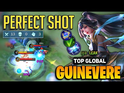 Offlane Guinevere Perfect Gameplay [ Top Global Guinevere Best Build ] អូន  LEAK - Mobile Legends