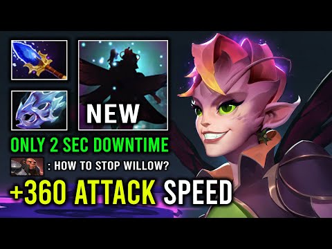NEW 7.33e Universal Carry 2 Sec Downtime Shadow Realm +360 Attack Speed Dark Willow Dota 2