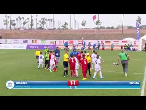 Algeria vs Russia - Ranking 17/32 - Highlights - Danone Nations Cup 2015