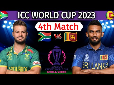 World Cup 2023 Match-4 | South Africa vs Sri Lanka Match Playing 11 | SA vs SL Match Line-up