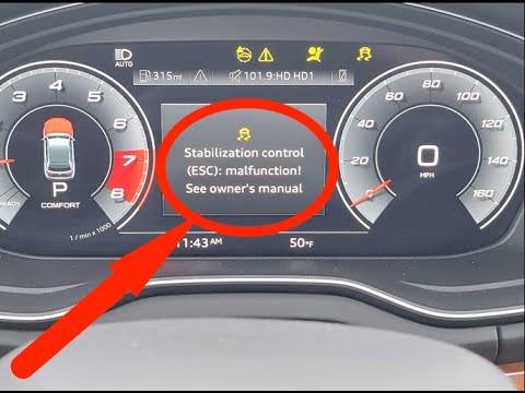 Audi A3 / A4 “Stability Control Malfunction” Fix & Reset
