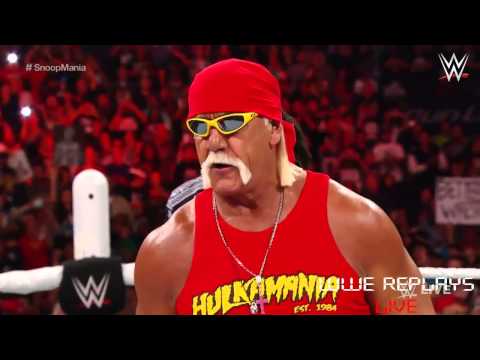 Snoop Dogg and Hulk Hogan contend with AxelMania  Raw, March 23, 2015