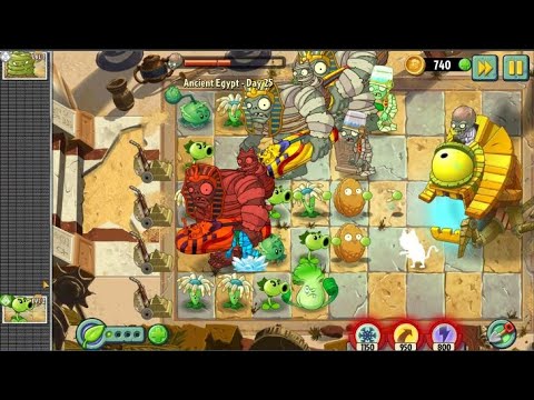Plants vs Zombies 2 Mod : TEAM PLANTS POWER UP! vs BIG WAVE BEACH FINAL BOSS - game series Part 29