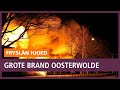 REPO: Loods gaat in vlammen op in Oosterwolde