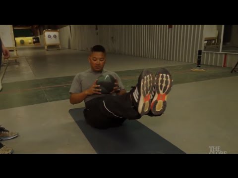 Pan Am archer takes us through his workout for a strong, stable core