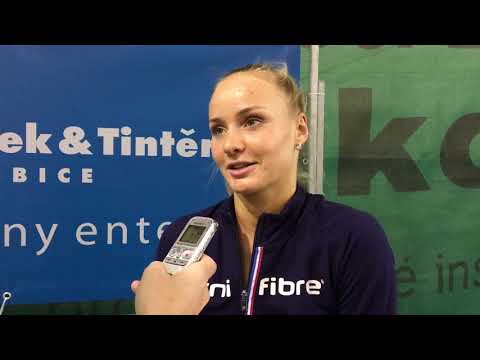 Rebecca Šrámková po prohře v semifinálové skupině Tenisové extraligy