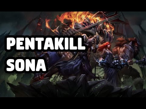 PENTAKILL SONA SKIN SPOTLIGHT - LEAGUE OF LEGENDS