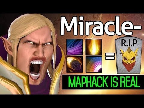 Miracle- Dota 2 [invoker God Blind combo Bounty HUnter] Hard midlane comeback- Gank me more