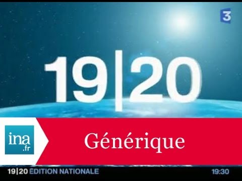 Générique 19/20 France 3 2003- Archive INA