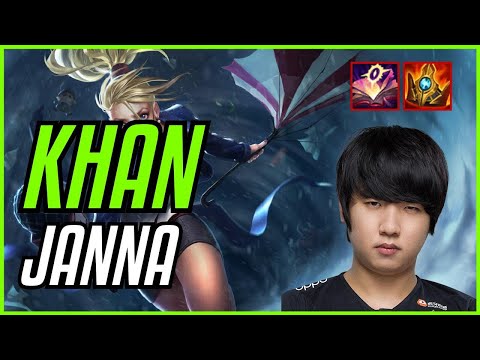 KHAN - JANNA vs THRESH SUPPORT - EUW CHALLENGER - PATCH 11.10