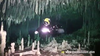 preview picture of video 'Guided scooter cave dive'