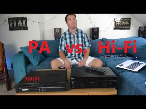 Unterschied zwischen PA und Hi Fi Verstärker Class AB Transistor