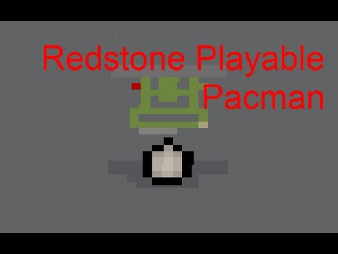 TheRedstoneCrafter - Minecraft Redstone Minigame - Pacman