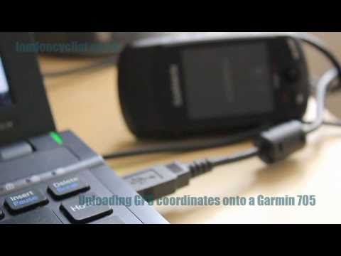 Upload GPS files onto Garmin