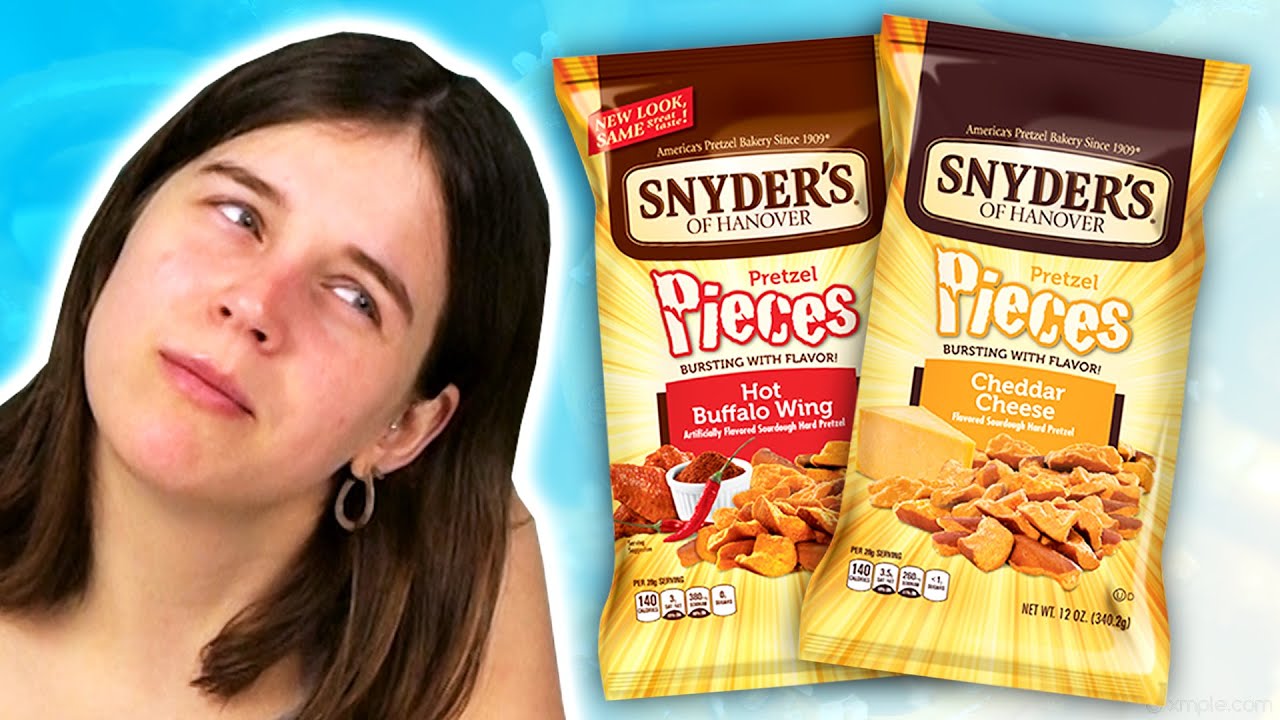 Watch video Irish People Try Snyder's Pretzel Pieces Now Irish People Try Snyder's Pretzel Pieces