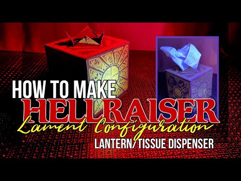 How to Make a Lament Configuration Lantern/Tissue Box - Hellraiser Clive Barker Hulu 2022