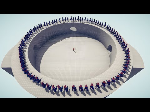 100x HARPOONER CIRCLE vs EVERY UNIT - Totally Accurate Battle Simulator | TABS