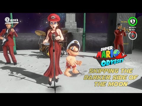 Mario Odyssey - Skipping the darker side of the moon