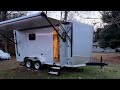 My 7x16 cargo trailer to camper conversion