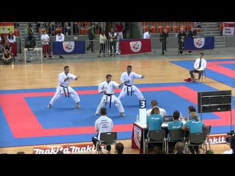 2015 WSKA - Senior Men Team Kata Final