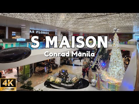 [4K] S MAISON CONRAD MANILA: A Luxury Mall Inside A 5-Star Hotel | Pasay, Philippines 2024