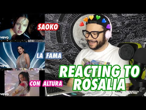 Reacting to Rosalia for the First Time! Saoko, La Fama & Con Altura!!