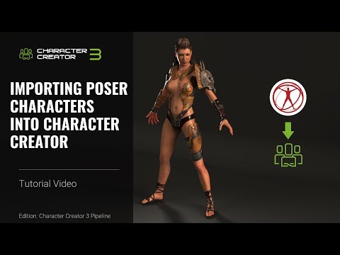 Character Creator 3 Tutorial - Importing Poser Characters into Character Creator