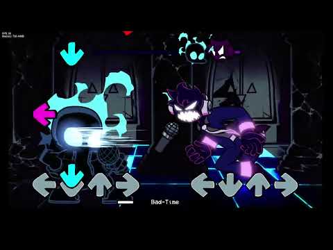 Nightmare Sans VS A.C Void ( Bad Time But A.C Void Sings It ) Friday Night Funkin"