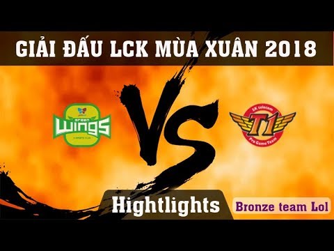 [LCK Mùa Xuân 2018] HIGHLIGHTS : JAG vs SKT full game | Jin Air Green Wings vs SK Telecom T1