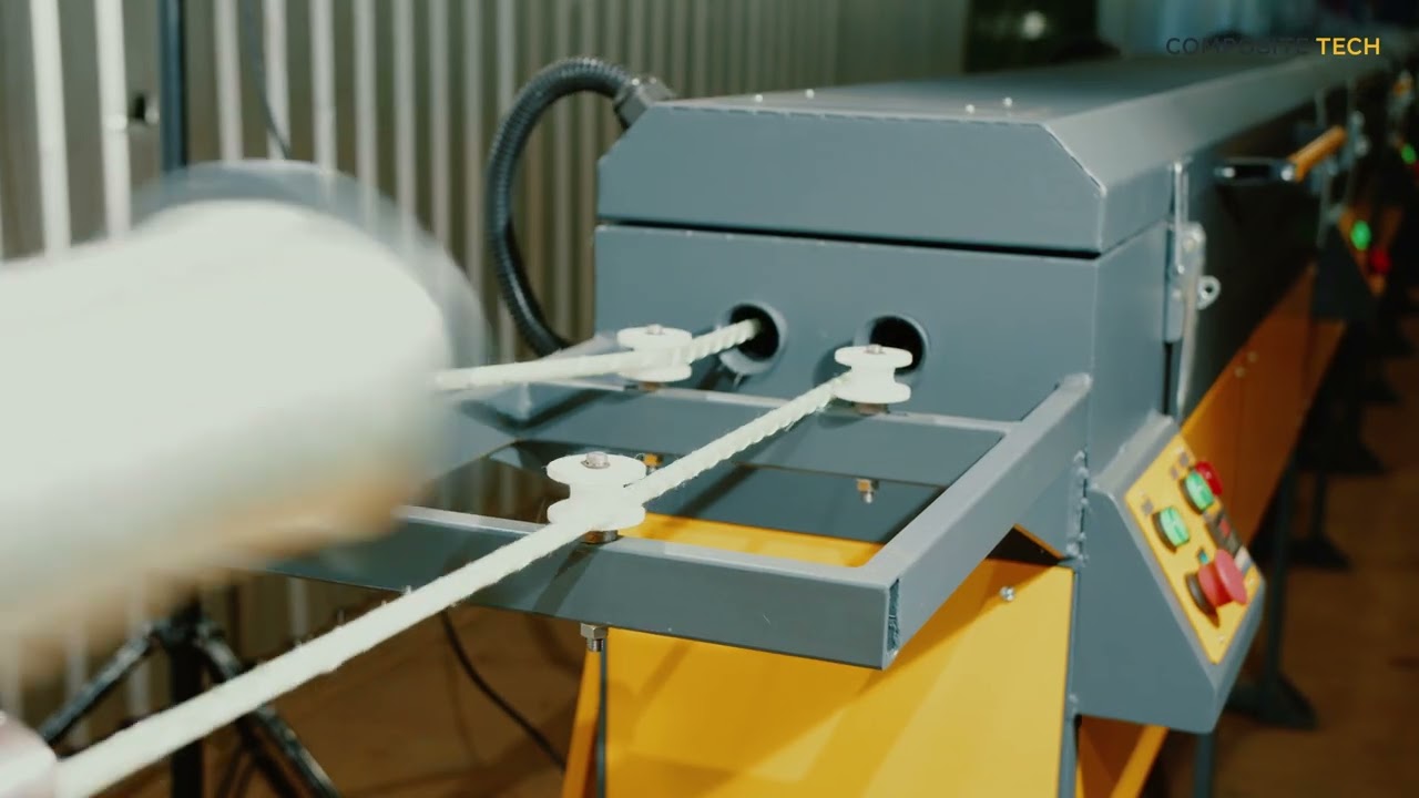 GFRP Rebar manufacturing process /FRP Production Lines by Composite-Tech